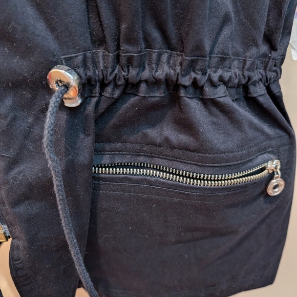 NWT. VINTAGE Jones New York long cotton hooded vest. Size medium. - Picture 3 of 9